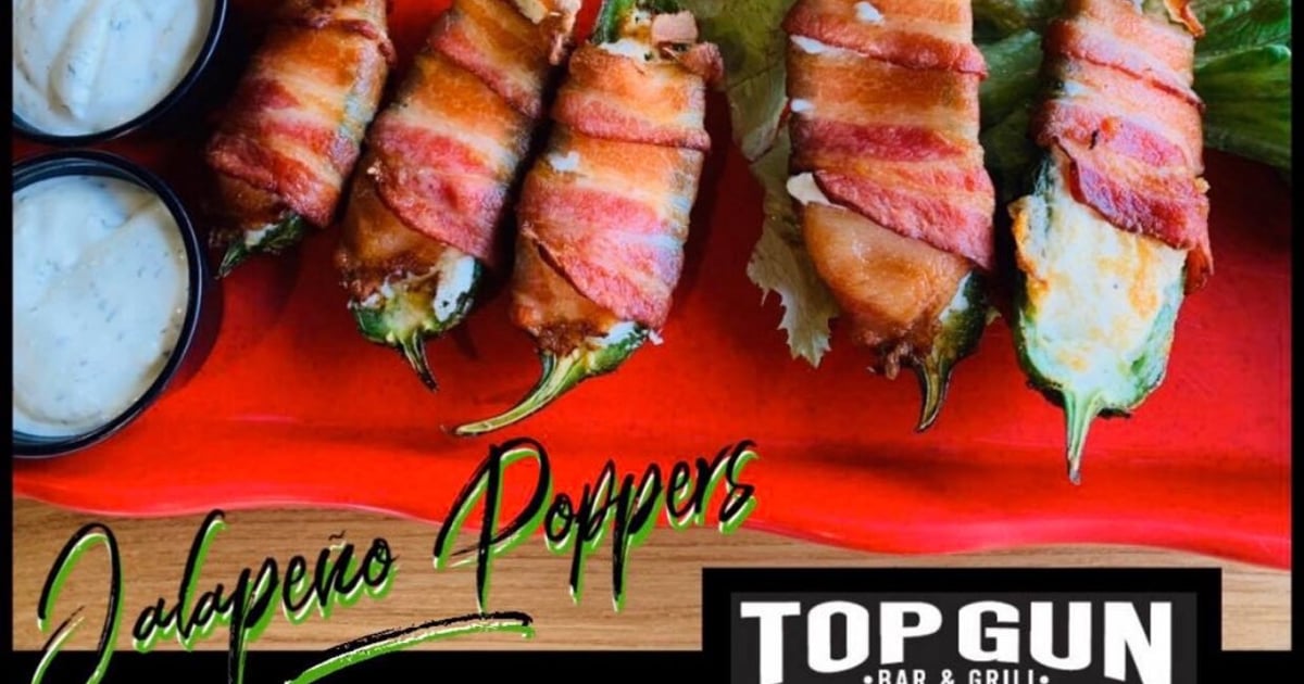 Jalapeno Poppers 𝕋 Menu Top Gun Bar & Grill Restaurant in