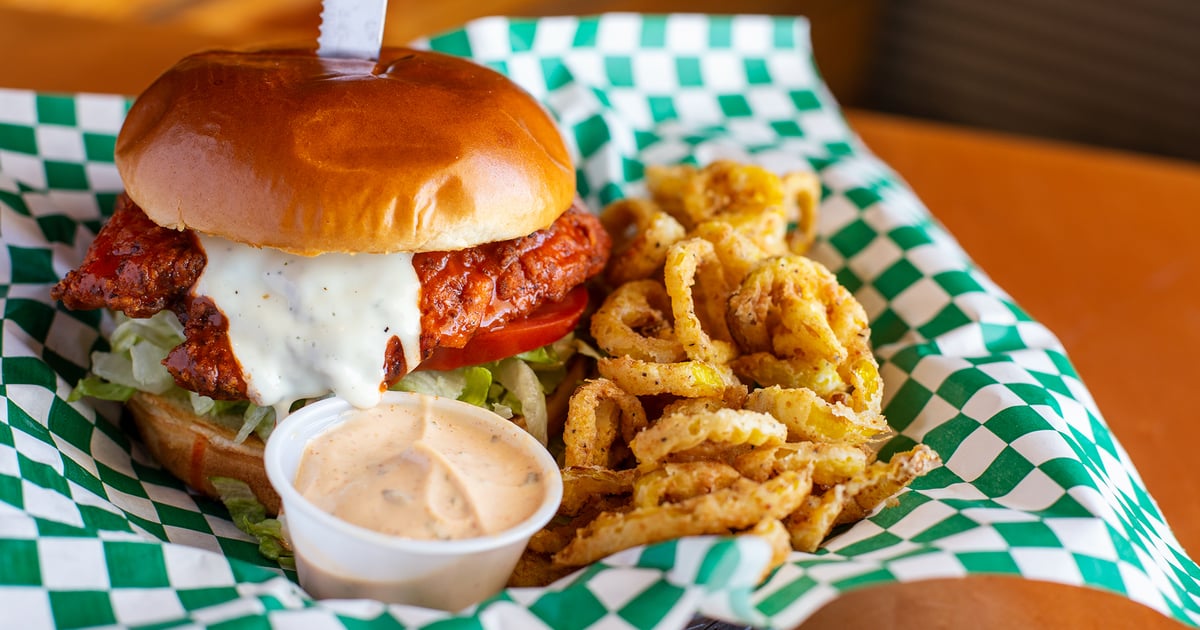 Buffalo Chicken Sandwich Menu Froggers Grill and Bar Restaurant in FL