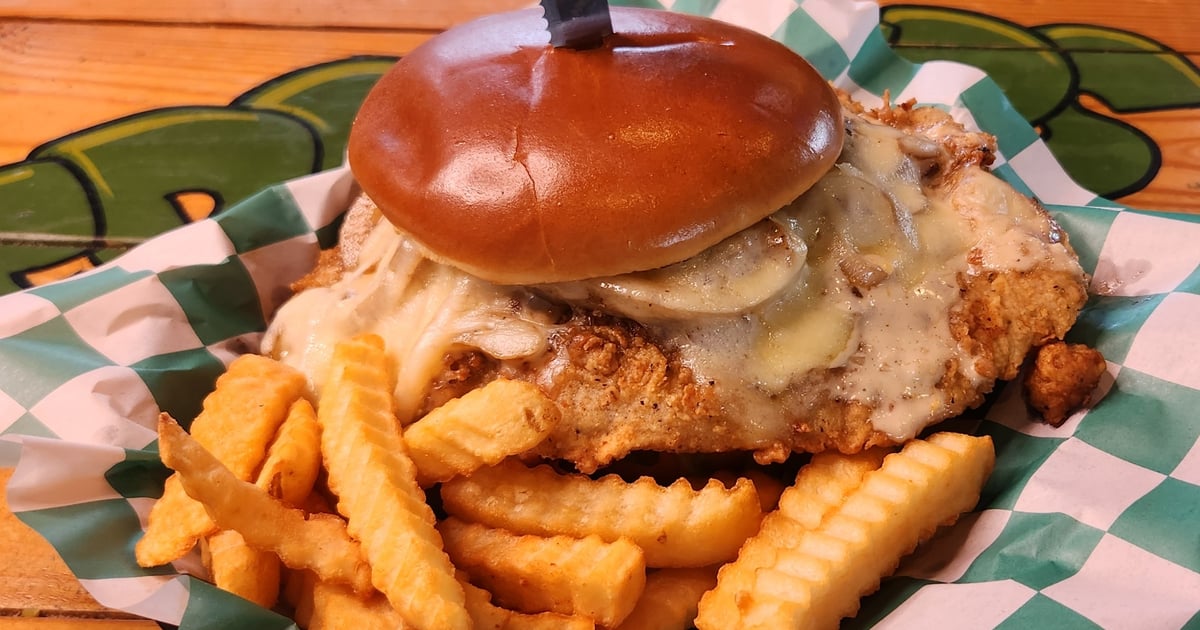 Fried Pork Sandwich Menu Froggers Grill and Bar Bar & Grill in FL