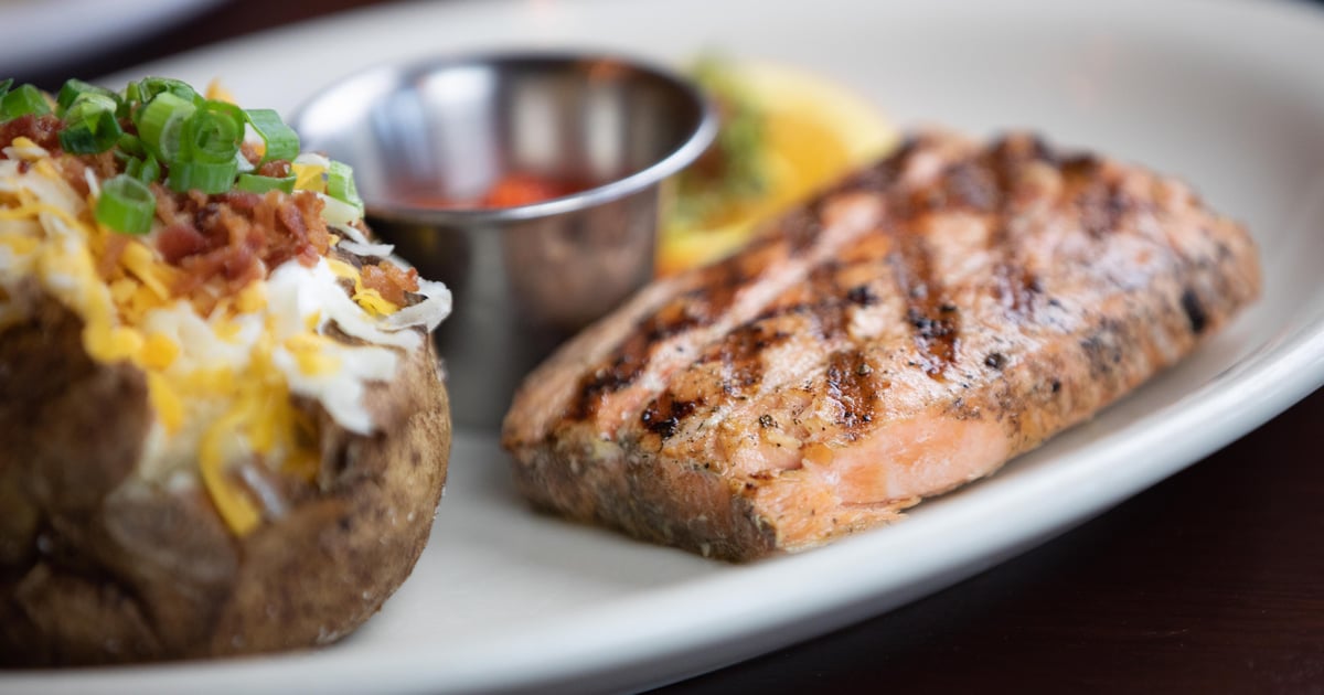 Sundown Salmon Filet Daily Specials Texas Club Grill & Bar in