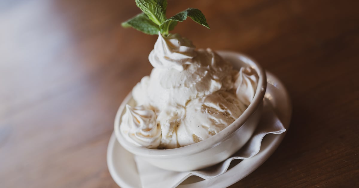 Vanilla Ice Cream Desserts Texas Club Grill & Bar in Ruidoso, NM