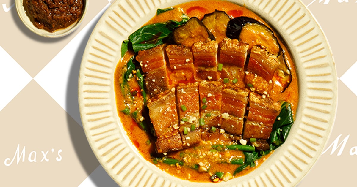Crispy Pork Belly Kare-Kare (Peanut Stew) - Max's Restaurant | North ...