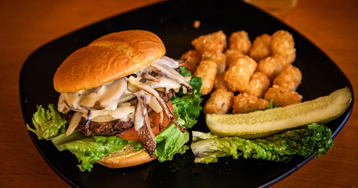 Grilled Mushroom Burger Lunch & Dinner Menu The Brick on Trosper