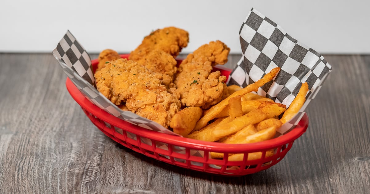 Chicken Tenders & Fries Menu Crab Fever San Diego