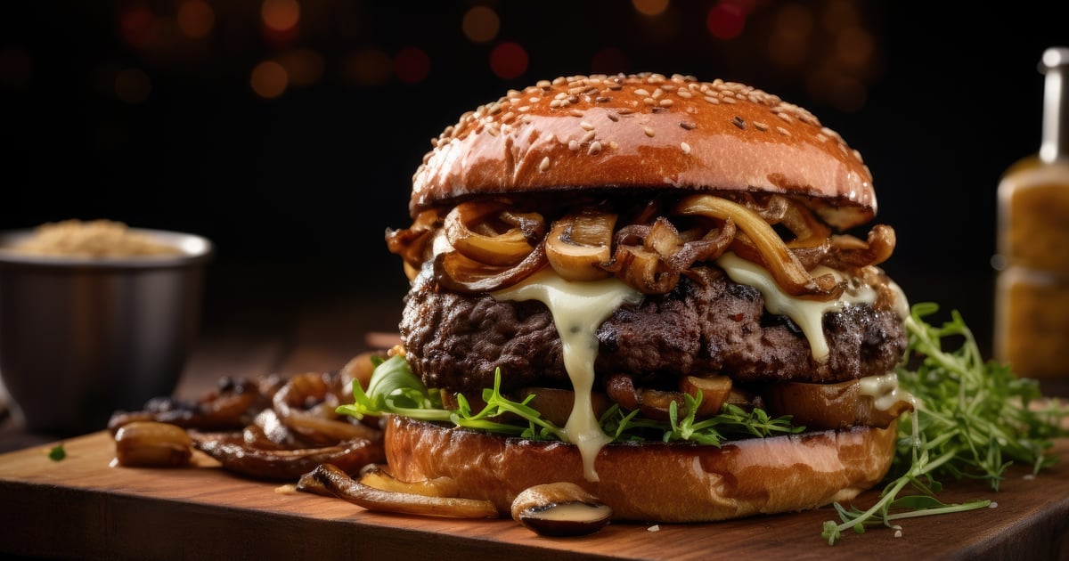 18. Mushroom Swiss Burger Menu Joe's Deli and Grill American Restaurant in Clearwater, FL