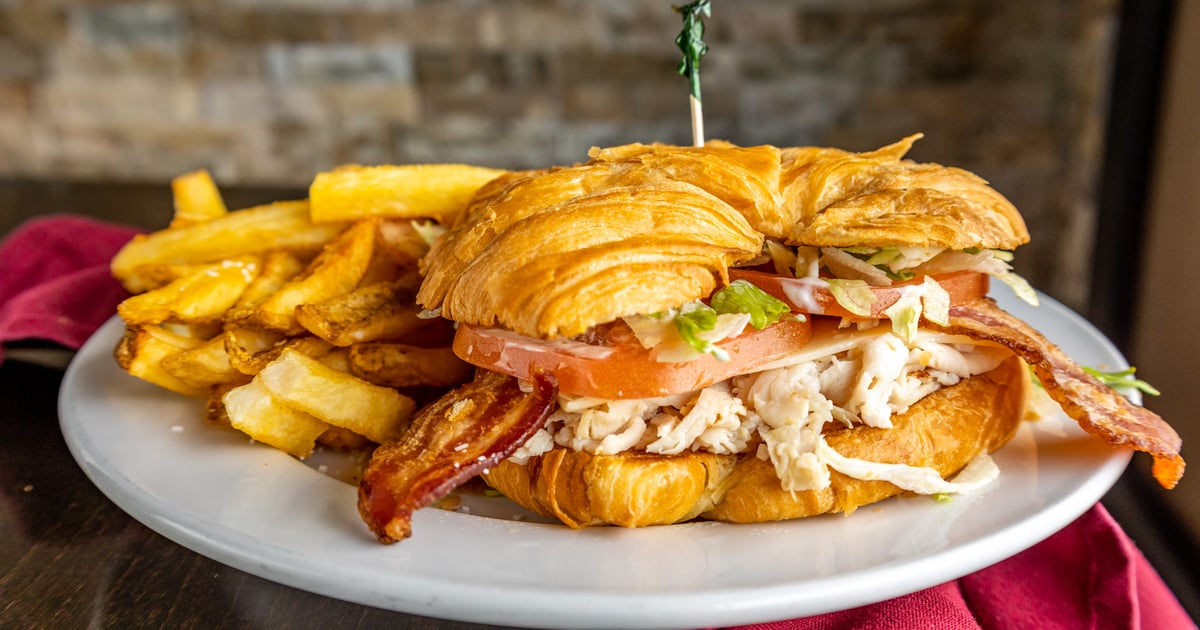 Turkey Club Croissant Food Menu Arthur's Cincinnati, Ohio