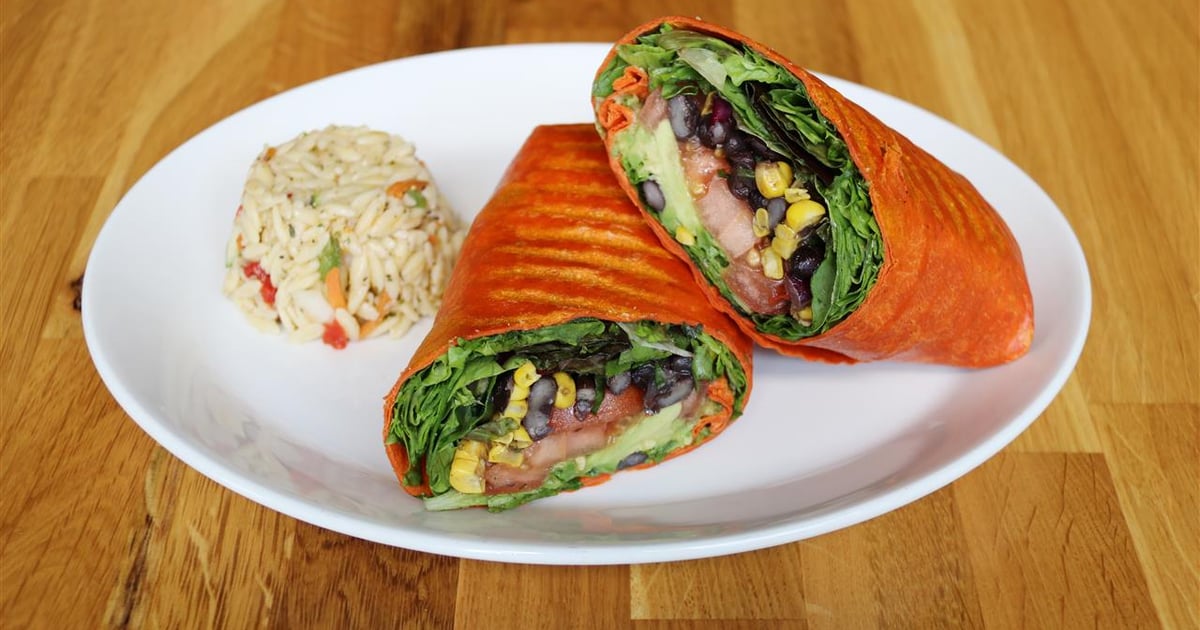 Southwest Wrap Main Menu Super Food and Brew Restaurant in