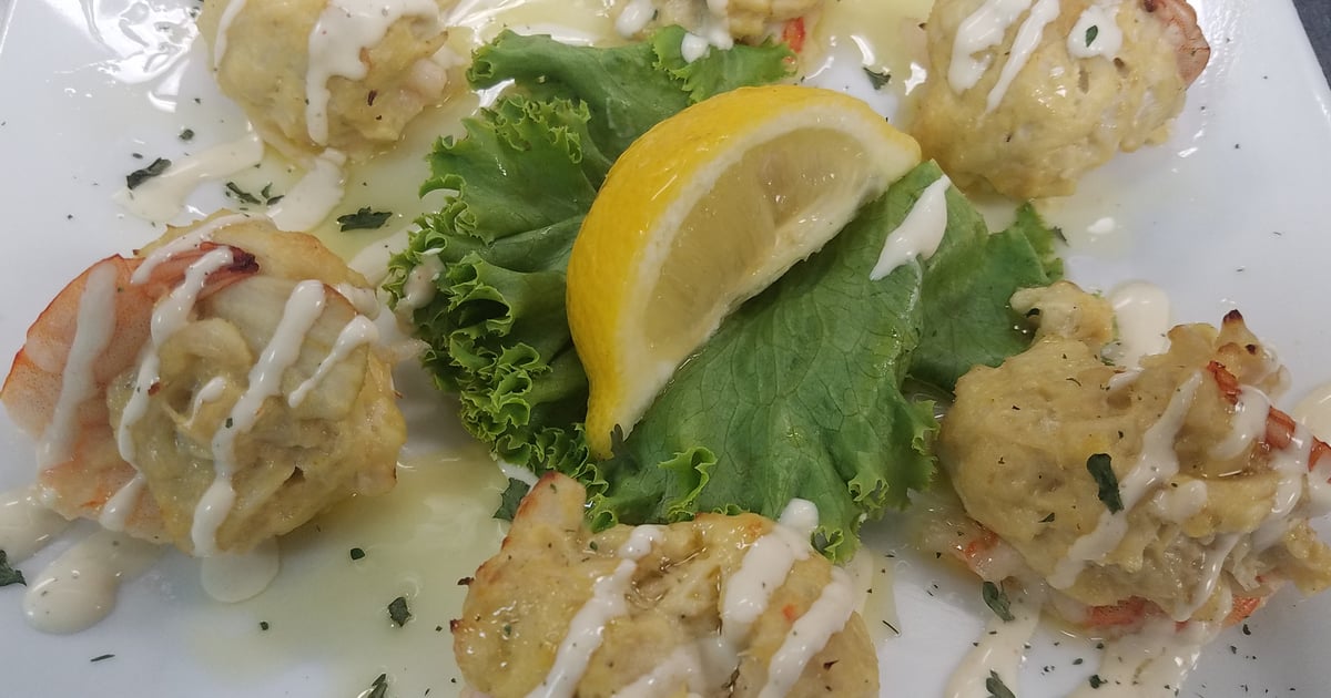 Stuffed Shrimp with Crab Imperial Menu Touchdown Sports Bar in