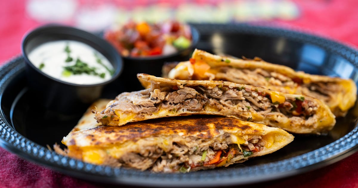 Quesadilla Classic Pulled Pork Quesadilla Leftover Pork Shoulder