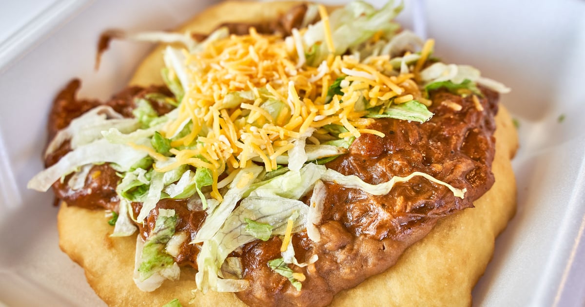 Bean & Cheese Fry Bread Menu Elmer's Tacos Mexican Restaurant in