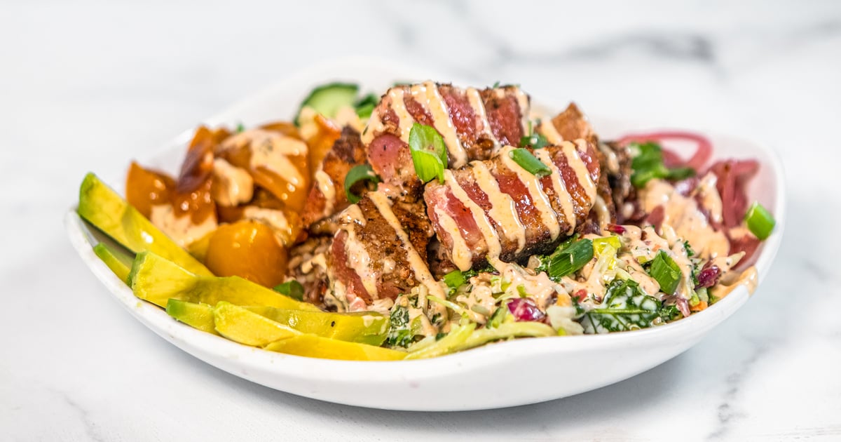 Blackened Tuna Bowl Menu Mason's Grill & Smokehouse