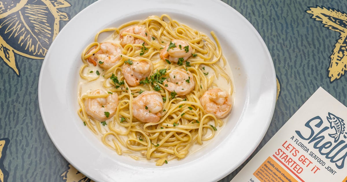 Shrimp Pasta Shells Seafood Seafood Restaurant in FL