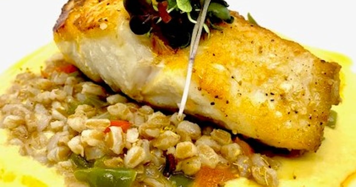 Seared Black Grouper - Dinner Menu - F&D Kitchen and Bar - Pub in Lake ...