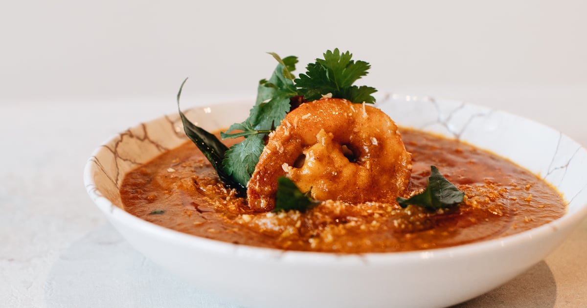 Malabar Shrimp Curry.. Brunch SAFFRON — Indian Restaurant in
