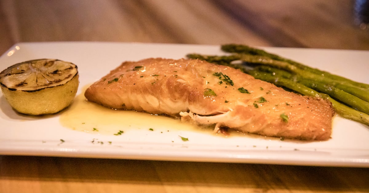 Baked Salmon Entrees Route 1 Grillhouse Restaurant in Saugus, MA