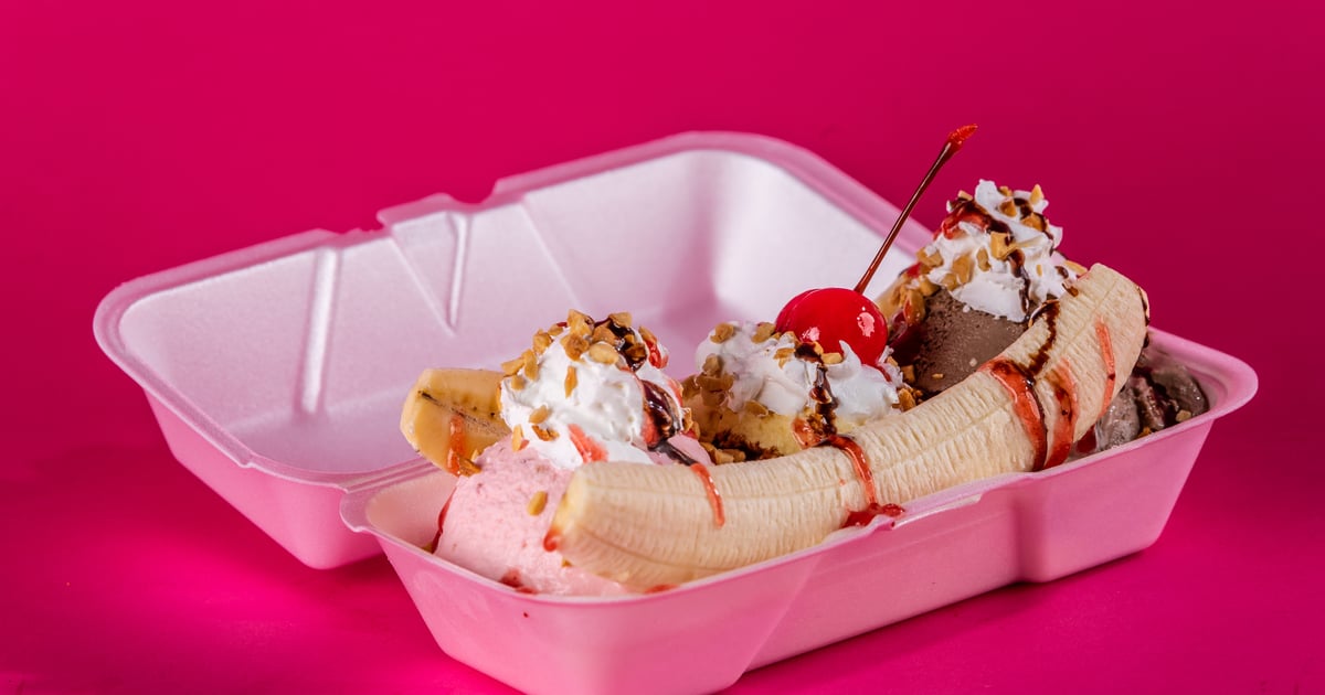 Banana Split - Crazy Delights & La Michoacana -Ice Cream Shop in