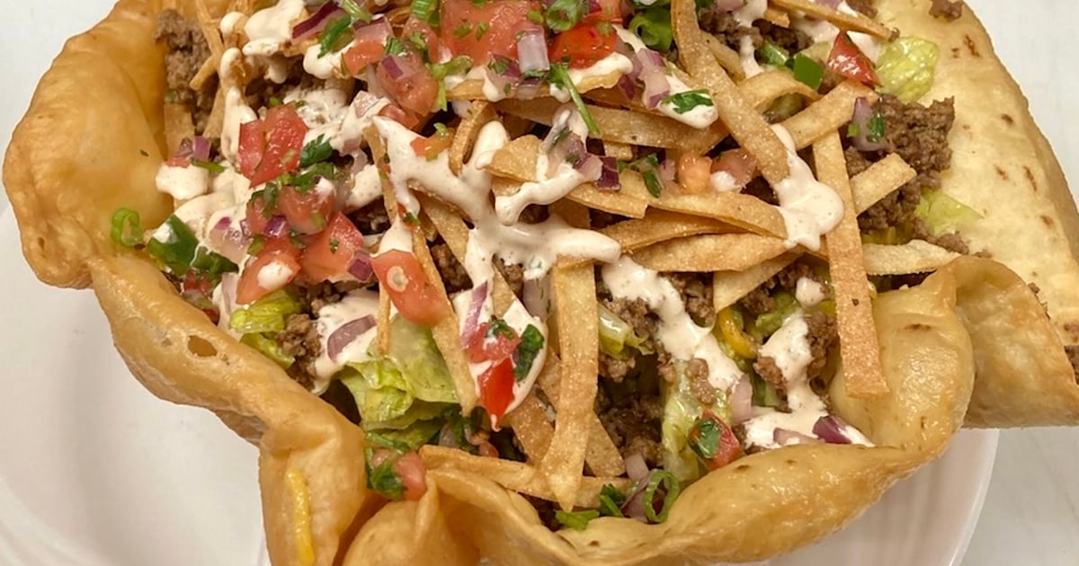 Taco Salad Menu Hammers Grill & Bar