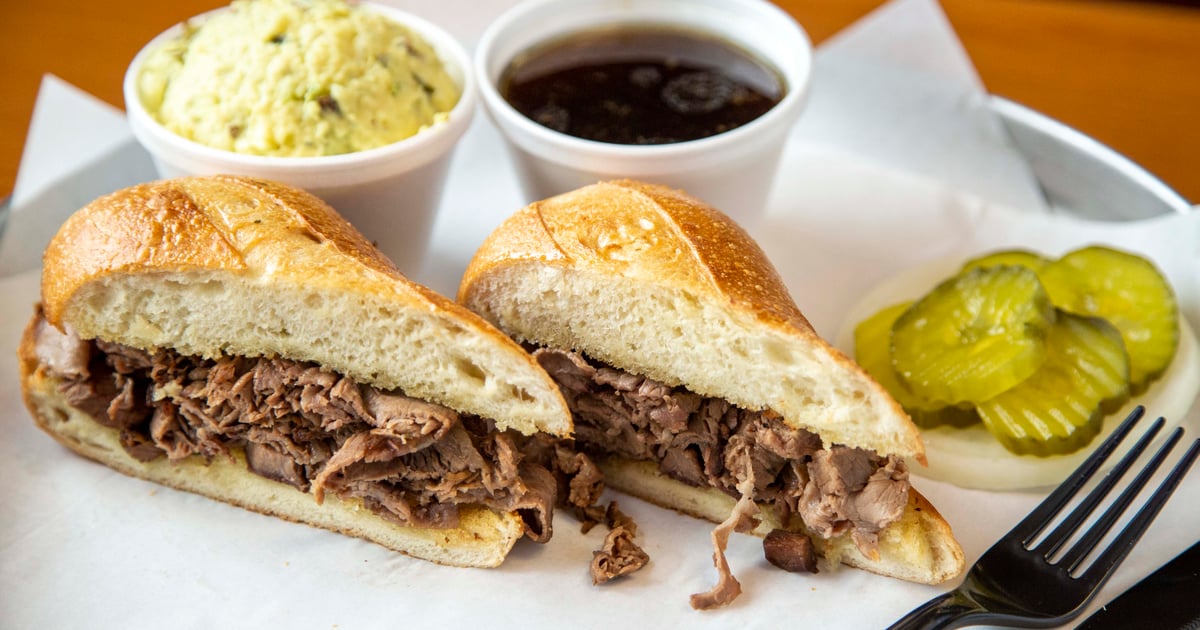 French Dip Menu Longhorn Barbecue Barbecue Restaurant in Milton, WA