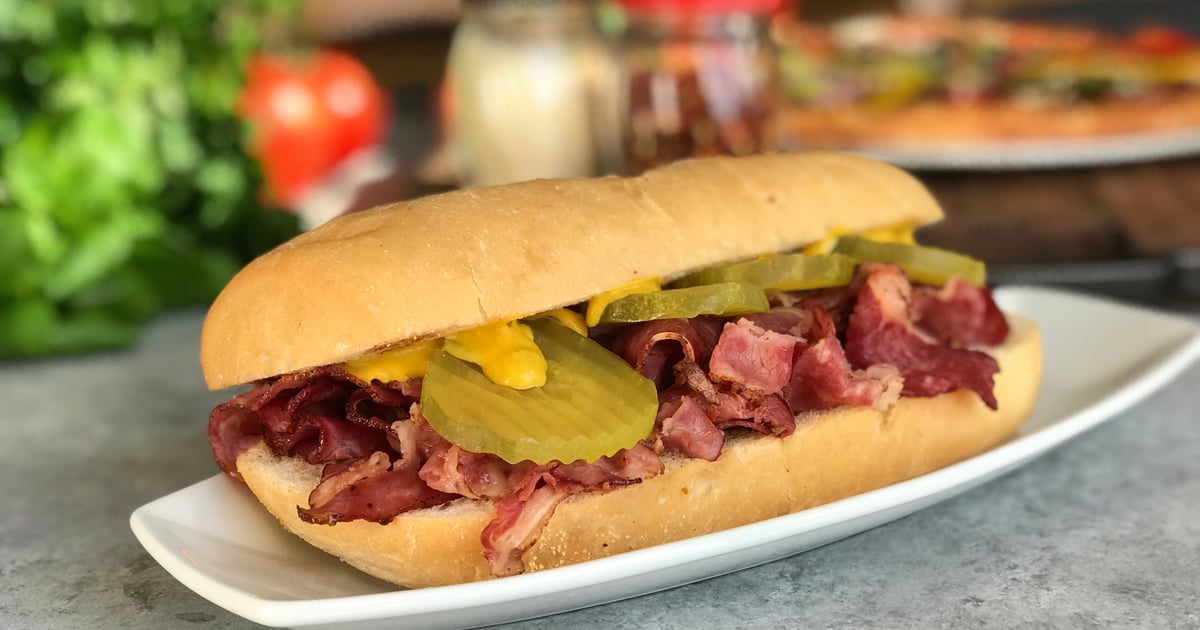 Pastrami Sandwich Sandwiches Graziano's Corona Pizza Restaurant