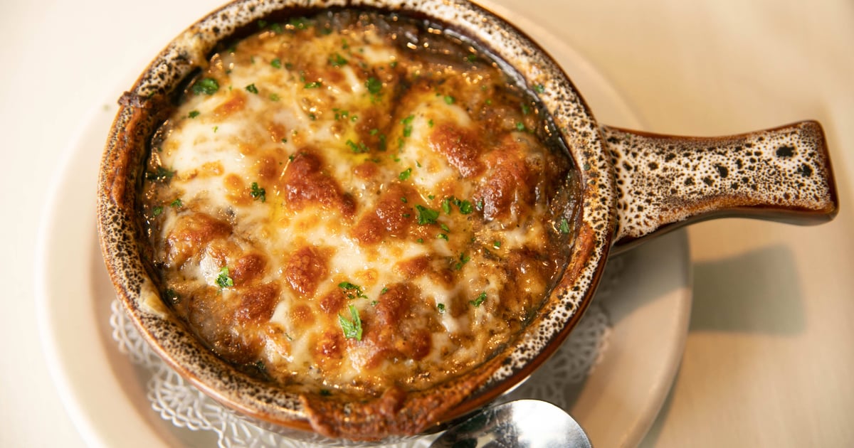 Onion Soup Gratinee Lunch The Red Blazer American Restaurant in