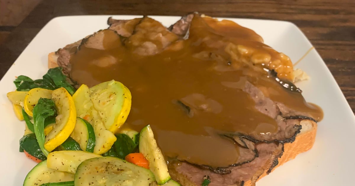 Hot Open Roast Beef Lunch Oceana Diner Diner in Jacksonville, FL