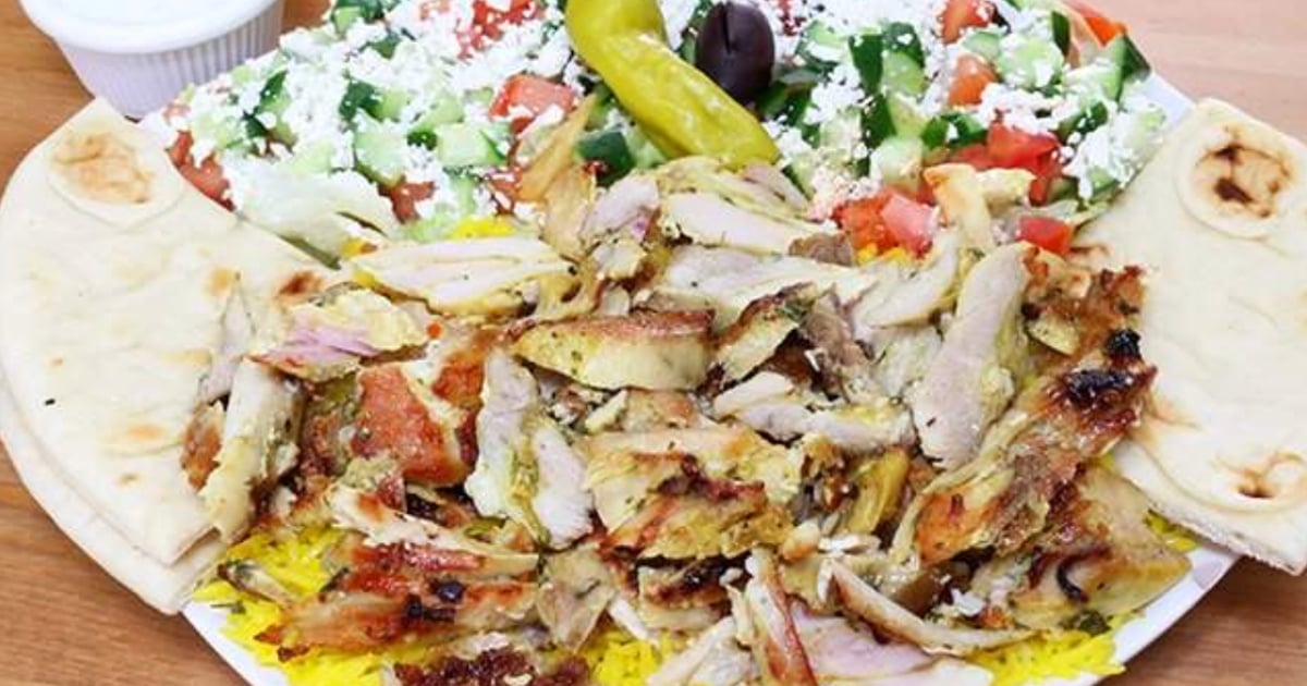 Shawarma Plate - Petrino's Menu - Petrino's Greek Restaurant - La Mesa