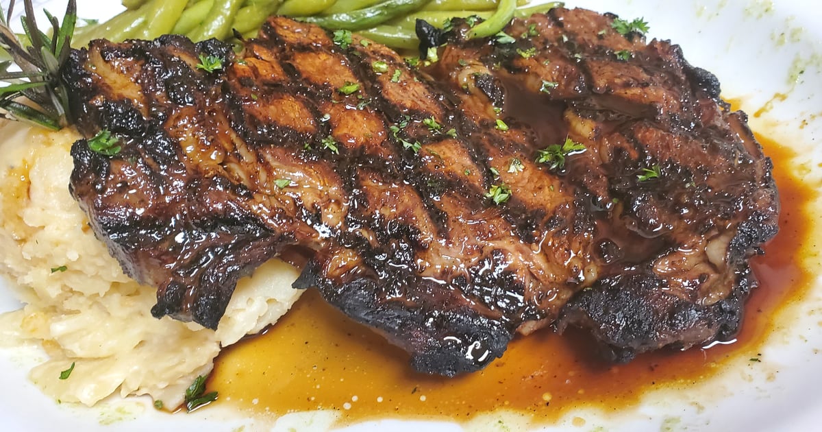 Hawaiian Ribeye Capers Menu Capers on Main New American