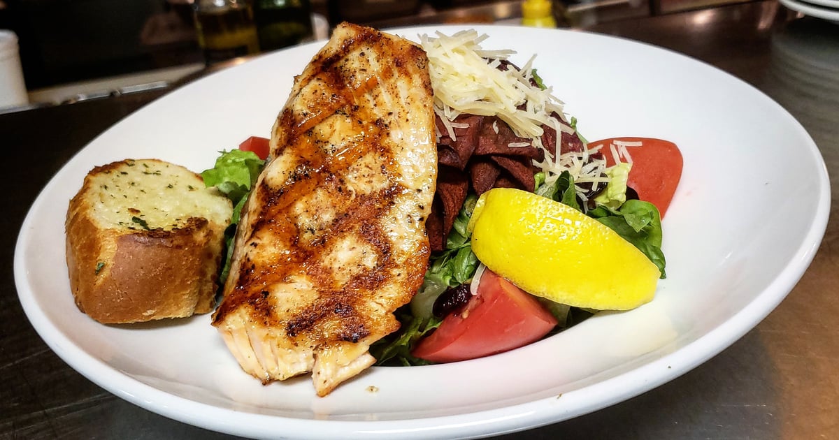 Capers Salmon Salad Capers Menu Capers on Main New American