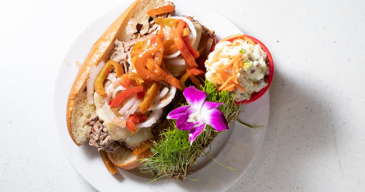 "Peppas & Onions" Piled High Philly Sub Main Menu Bagel King