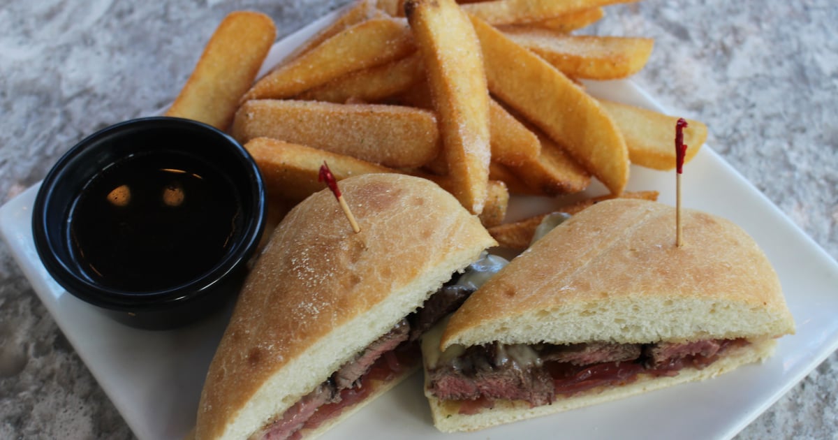 Uptown Steak Sandwich Food Uptown Lounge Bar in Yelm, WA