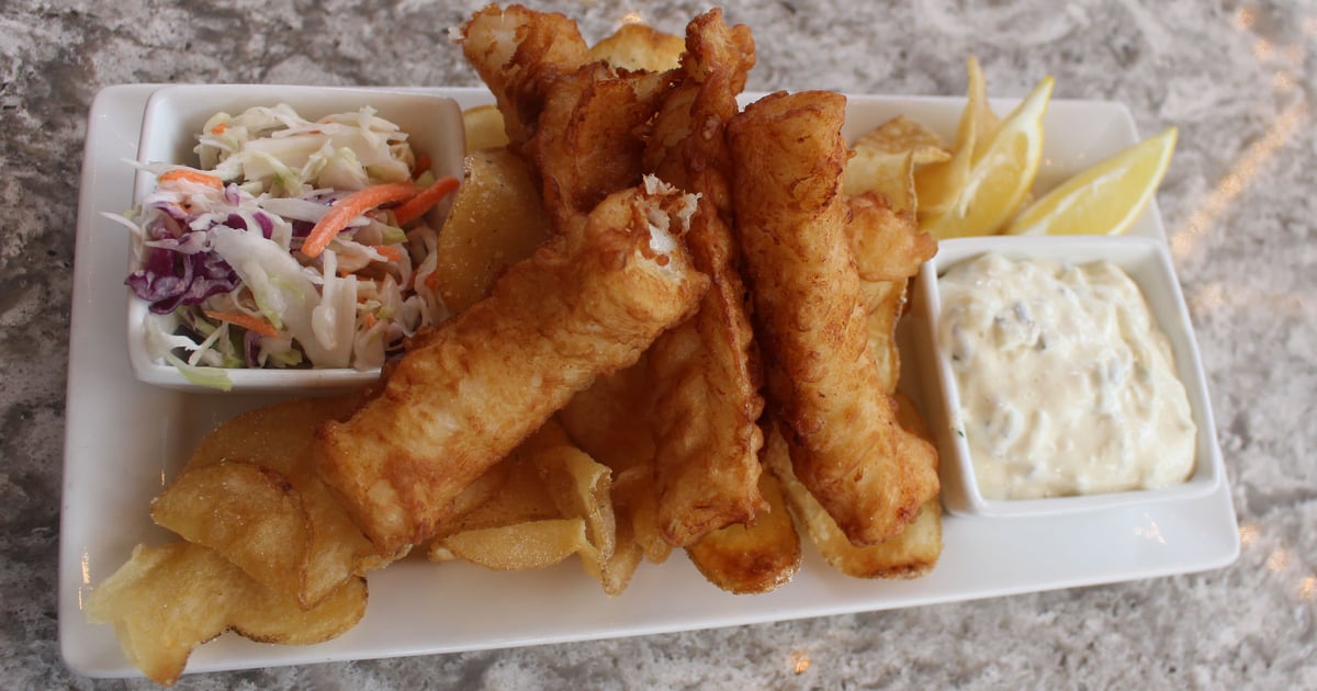Line Caught Cod and Chips - Food - Uptown Lounge - Bar in Yelm, WA