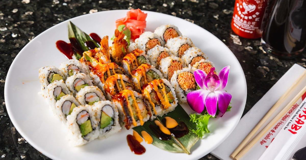 Any 3 Rolls Combo Lunch Special Our Menu Wasabi Steakhouse & Sushi
