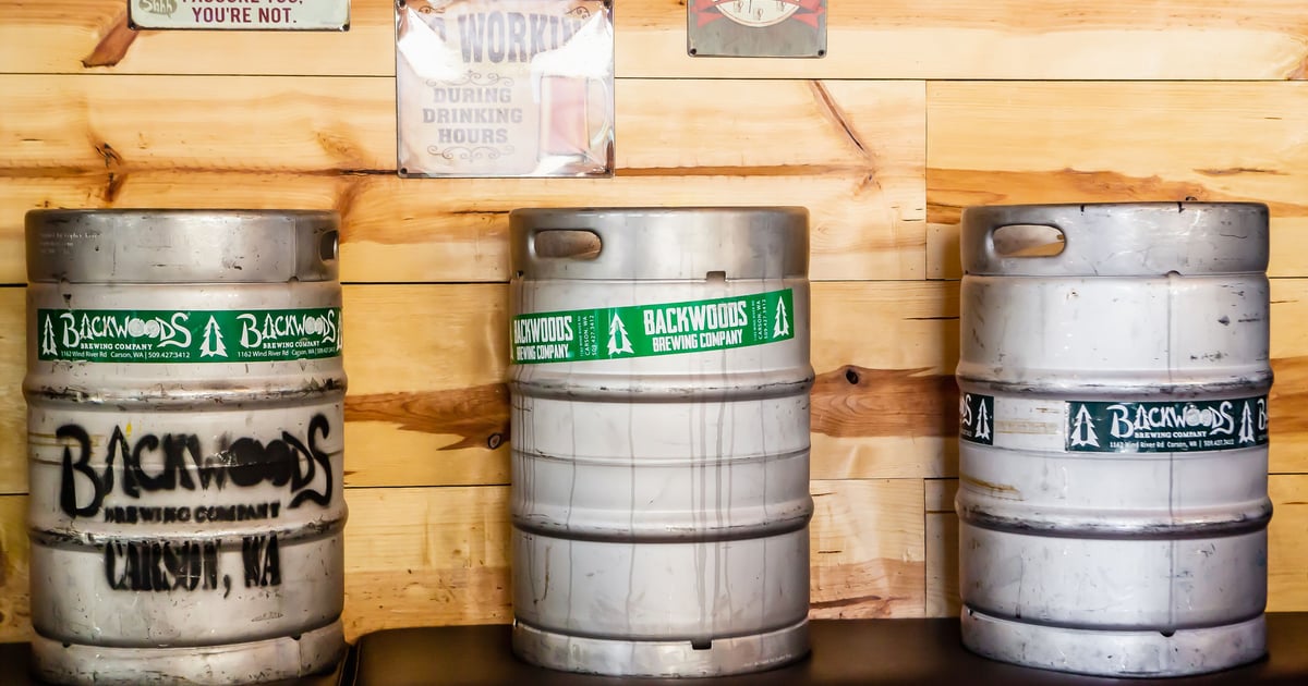 Brewery: Kegs To Go - Backwoods Brewing Company - Brewpub