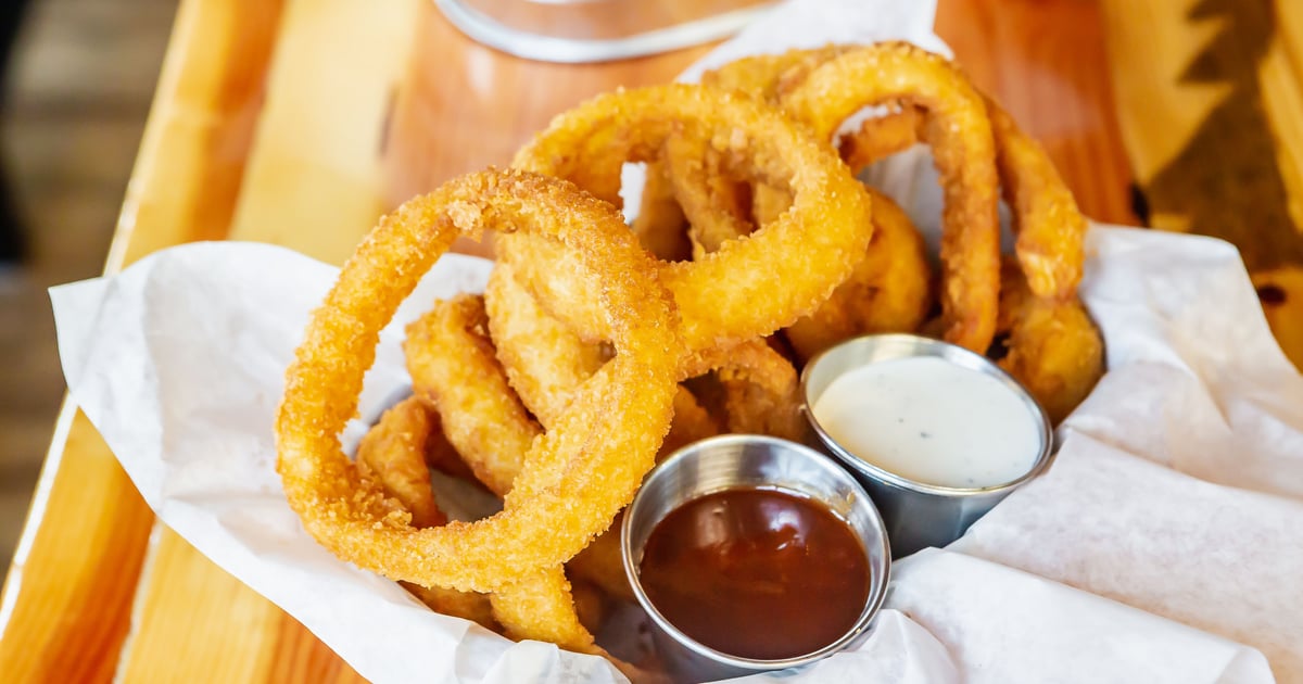 Onion Rings Food Menu Backwoods Brewing Company Brewpub