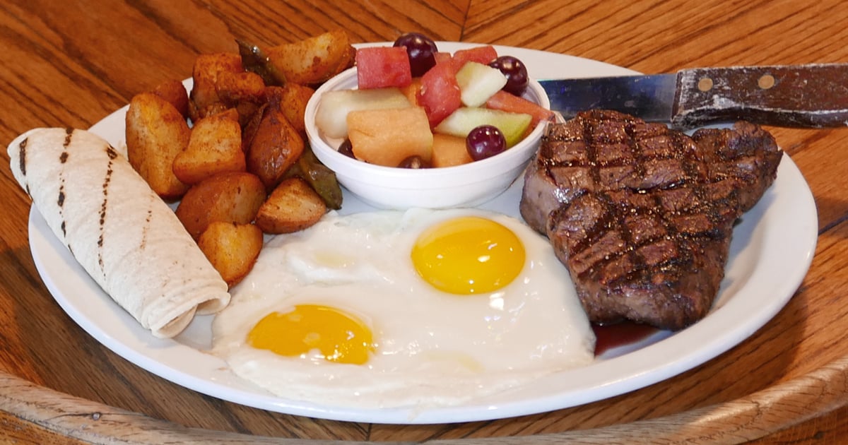 Filet Mignon & Eggs Breakfast Brian's Original Sports Bar Filet Mignon & Eggs Breakfast Brian's Original Sports Bar
