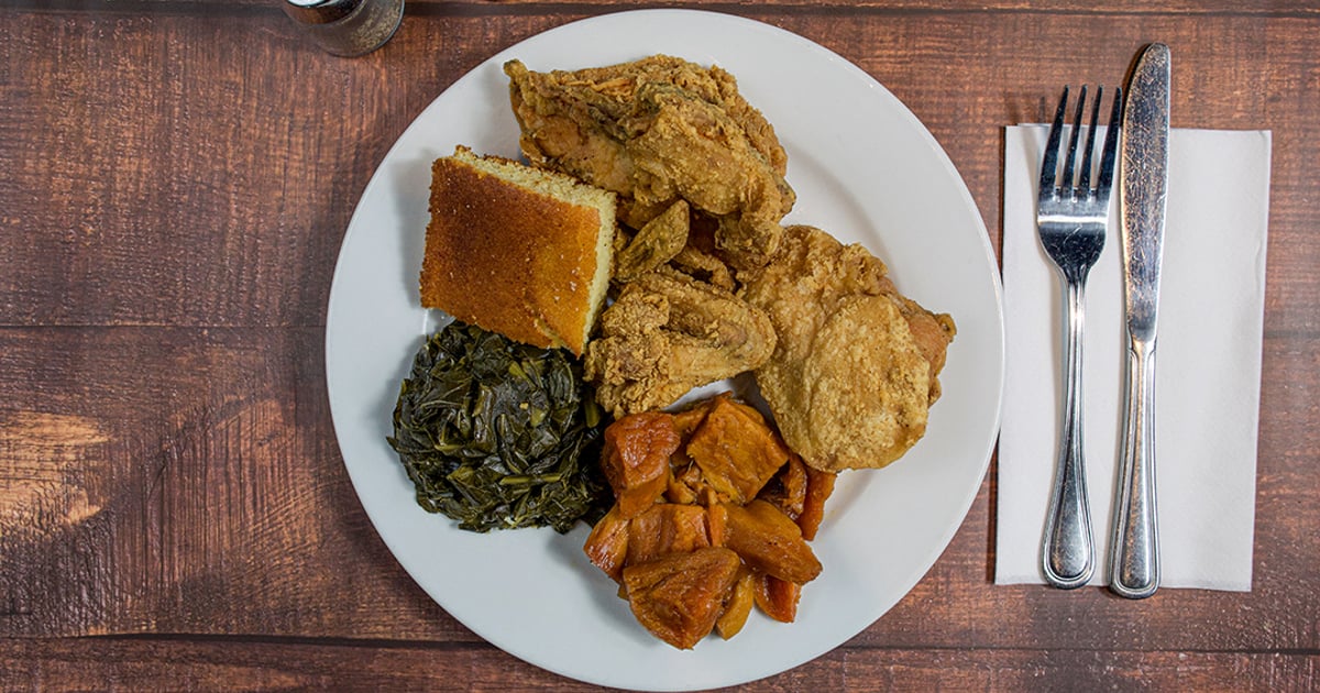 1947 Fried Chicken 3 Pieces Paschal's Menu Paschal's Soul Food