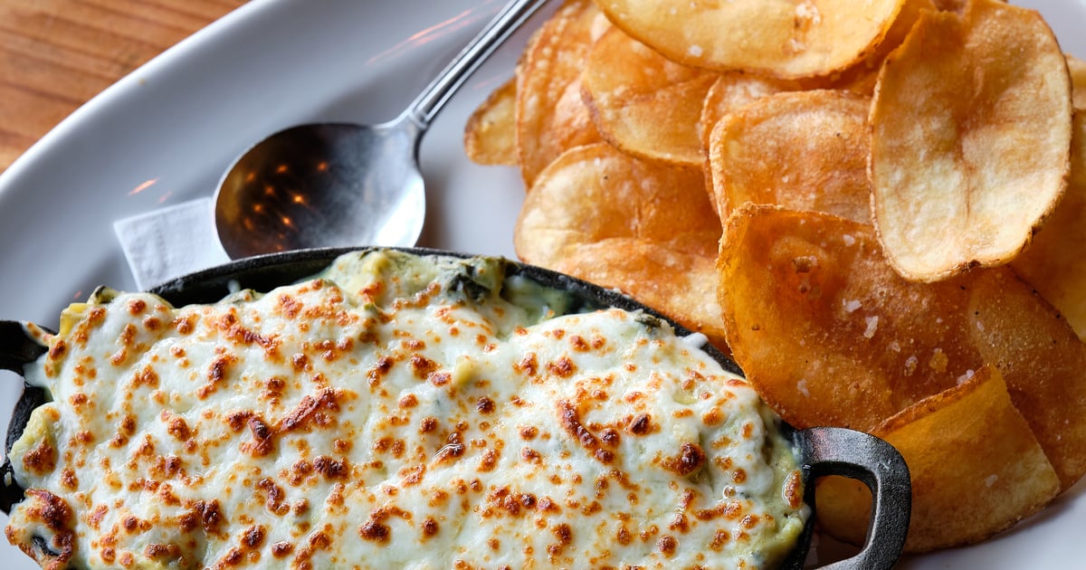 Choice Of Pimento Cheese, Spinach Parmesan Dip, or Hummus Duo Plated