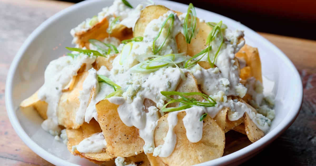 Blue Cheese Chips - HOBNOB Neighborhood Tavern - Restaurant in
