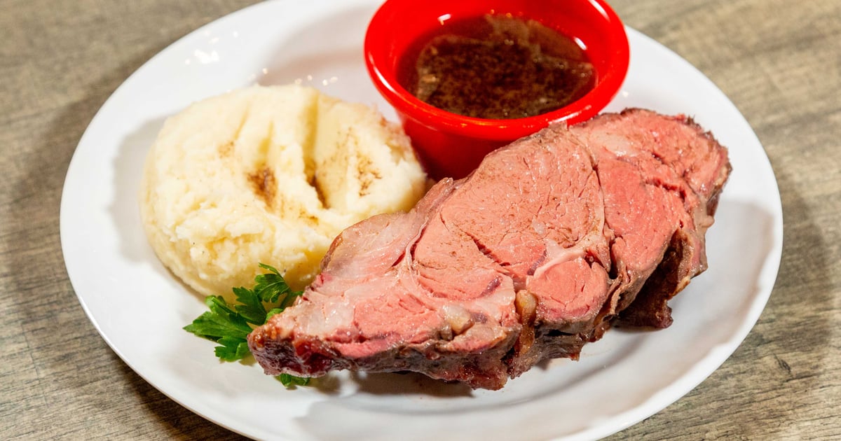 Dinner Smoked Prime Rib Friday Specials Legendary BBQ