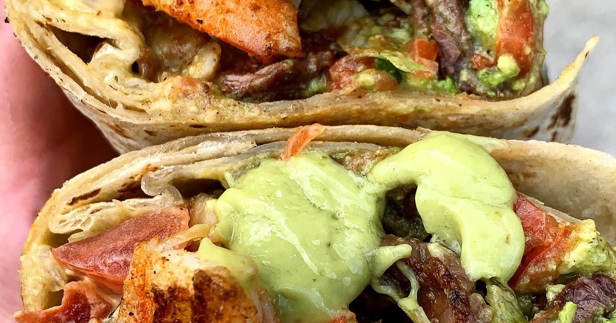 Lalo's On the Beach Burrito Menu Tacotlan Mexican Restaurant in