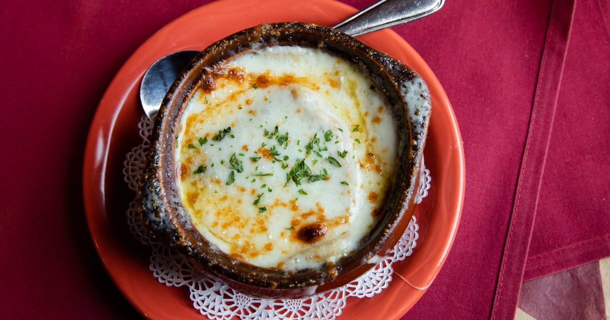 French Onion Soup - Lunch and Dinner - Ciccino's Pizzeria & Restaurant