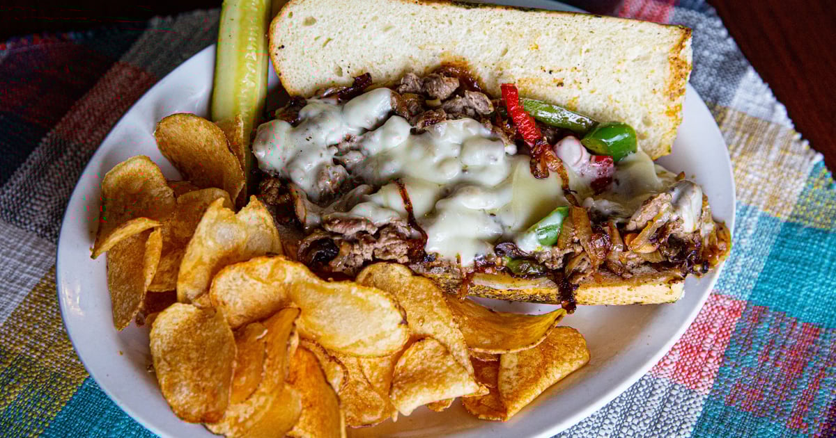 Philly Cheese Steak Wraps/Sandwiches The Loose Wheel Bar & Grill