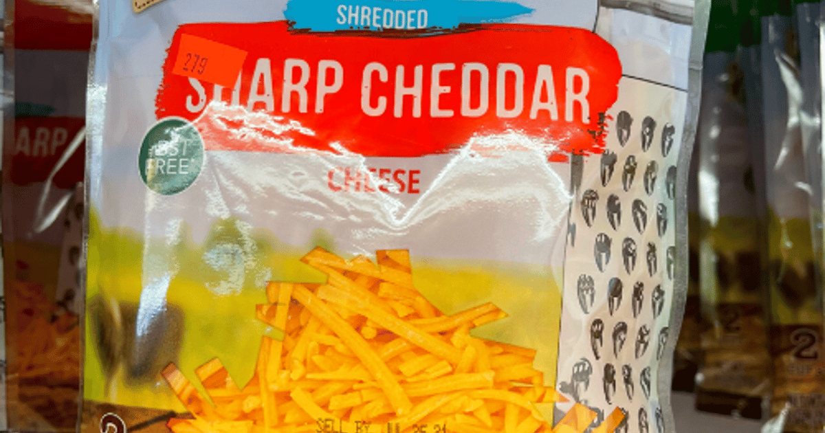 MFF Sharp Cheddar Cheese Shredded 8 oz Butcher Shop Menu Ole