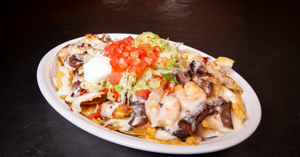 GRILLED NACHOS - La Parrilla Mexican Restaurant - Mexican Restaurant