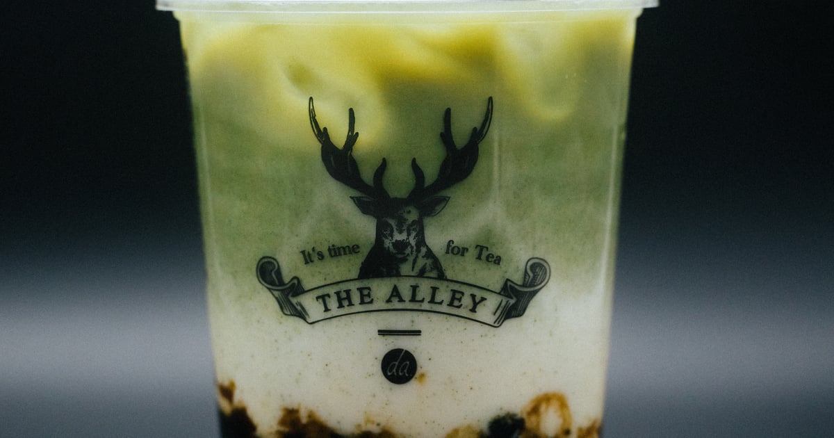 Matcha Brown Sugar Deerioca Milk - Menu - The Alley - Tea Room