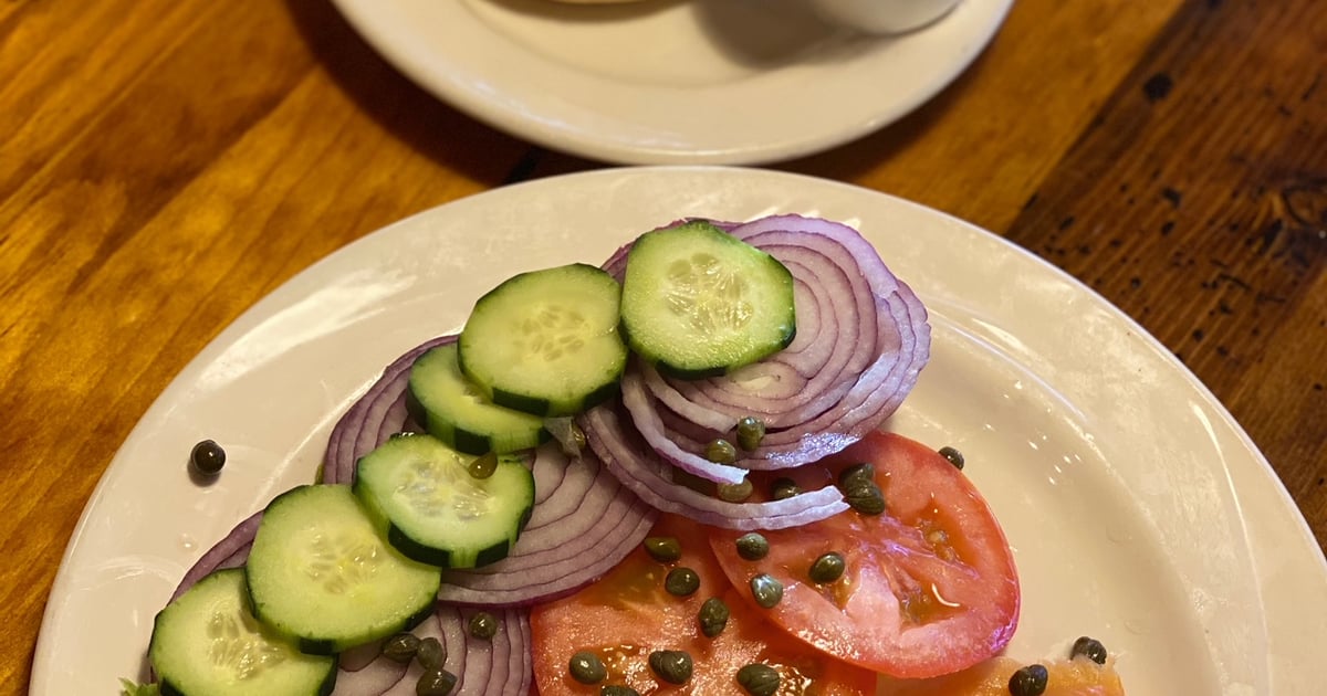 Bagels, Lox and Cream Cheese Breakfast Menu Rainbow Oaks American