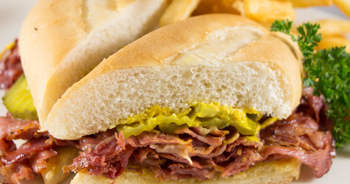 TRADITIONAL PASTRAMI SANDWICH Lunch J&J's Diner Diner in San