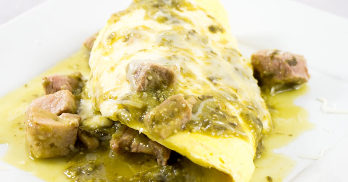 CHILE VERDE OMELETTE Breakfast J&J's Diner Diner in San Jacinto, CA