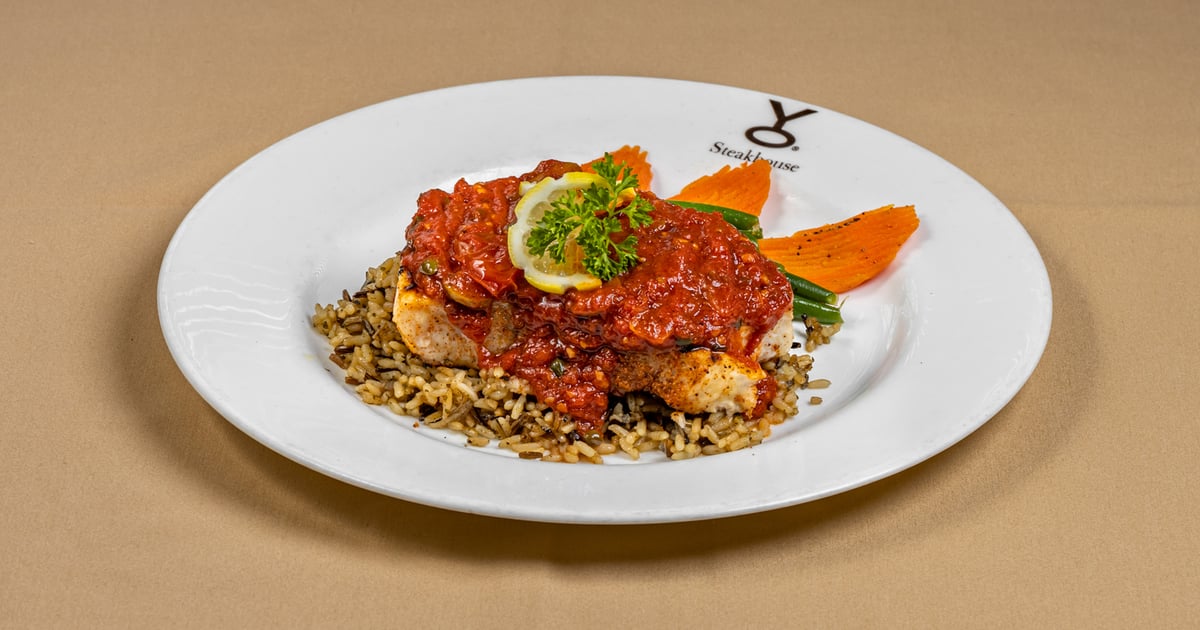 Swordfish Puttanesca Dinner Y.O. Ranch Steakhouse