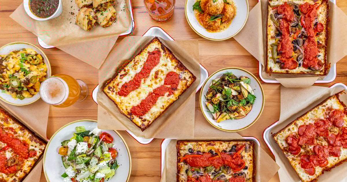 Red Tops Rendezvous Detroit Style Pizza